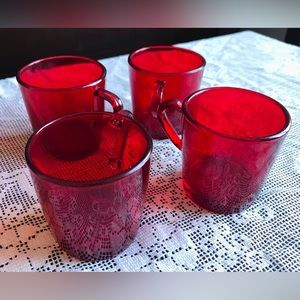 VINTAGE IKEA | little ruby-red espresso cups! ☕️